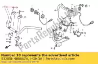 53205HN8000ZA, Honda, tampa, metro superior * g152 * (g152 aventura verde) honda trx 650 2003 2004 2005, Novo