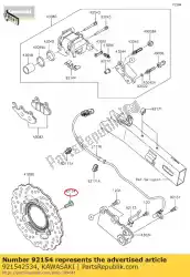 Tutaj możesz zamówić 01 ? Ruba, gniazdo, 8x26, mec od Kawasaki , z numerem części 921542534: