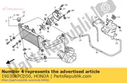 Qui puoi ordinare motore, ventola di raffreddamento da Honda , con numero parte 19030KPCD50: