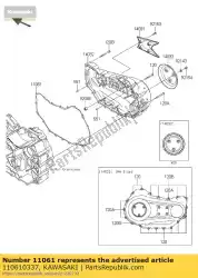 pakking, koppelingsdeksel vn1700c9f van Kawasaki, met onderdeel nummer 110610337, bestel je hier online: