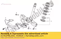 61403MEL000, Honda, beschermer, wind honda cbr 1000 2004 2005 2006 2007, Nieuw