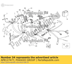 Aprilia AP8127477, Cablaggio di iniezione, OEM: Aprilia AP8127477