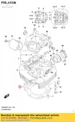 pakking, cil. Kop van Suzuki, met onderdeel nummer 1114132E00, bestel je hier online:
