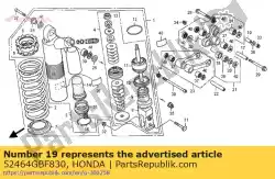 Ici, vous pouvez commander le col, pivot de bras de coussin auprès de Honda , avec le numéro de pièce 52464GBF830: