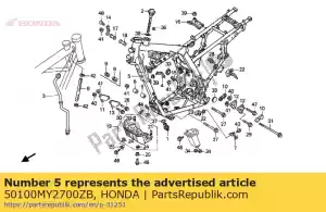 Honda 50100MY2700ZB body comp.*rp132* - Bottom side