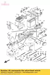 Ici, vous pouvez commander le capteur d'angle d'inclinaison auprès de Yamaha , avec le numéro de pièce 3B4825760000: