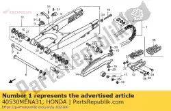 Aqui você pode pedir o corrente, unidade (daido) (did520dma4116rb) em Honda , com o número da peça 40530MENA31: