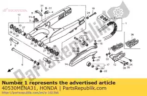 honda 40530MENA31 corrente, unidade (daido) (did520dma4116rb) - Lado inferior