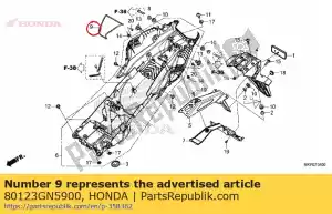 honda 80123GN5900 band, tool - Bottom side