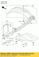 350040028290, Kawasaki, fender-front,l.green kawasaki kx  b a monster energy 85 ii kx85 sw lw , New