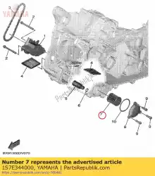 Tutaj możesz zamówić filtr oleju yzf-r15 od Yamaha , z numerem części 1S7E344000: