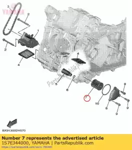 yamaha 1S7E344000 filtr oleju yzf-r15 - Dół