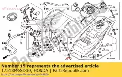 Here you can order the collar, fuel tank from Honda, with part number 17518MGSD30: