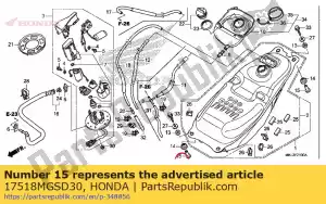 honda 17518MGSD30 collar, fuel tank - Bottom side