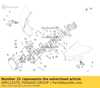 AP8121679, Aprilia, t cespuglio, Nuovo