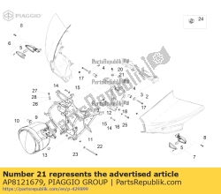 Aprilia AP8121679, T arbusto, OEM: Aprilia AP8121679