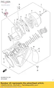 Suzuki 1365514G10 o ring - Onderkant