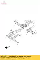 5D32845N0000, Yamaha, Bar, porta avanti yamaha yfz 450 2007 2008 2009, Nuovo