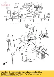 yamaha 3VD821000100 bateria (ytx12-bs) - Dół