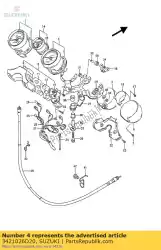 Here you can order the tachometer from Suzuki, with part number 3421026D20: