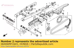 Honda 06406MFC641 kit de chaîne, entraînement - La partie au fond