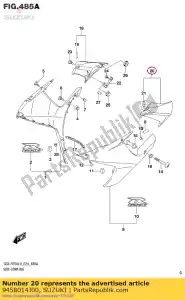 Suzuki 9458014J00 capot, capot latéral - La partie au fond