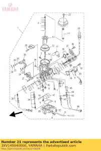 yamaha 3XV149940000 neto, filtro - Lado inferior