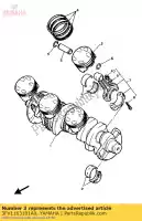 3FV1163101A0, Yamaha, pistón (estándar) yamaha fz fzr fzrrw fzrr 750, Nuevo