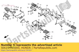 honda 50619MN5000 cover, step lower - Bottom side