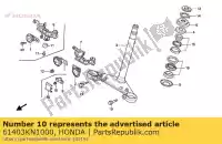 61403KN1000, Honda, copertina, fr. honda cb ntv 125 650 1988 1989 1990 1991, Nuovo