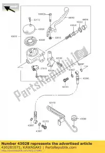 Honda 15104MGSD20 tubo, passagem de óleo - Lado inferior