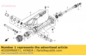 honda 40200MR6671 gezamenlijke comp., juk - Onderkant