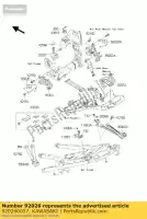 920260057, Kawasaki, entretoise, ensemble kawasaki zx6rr ninja n zx10r d c  zx 10rr 10r 6r 6rr 600 1000 , Nouveau