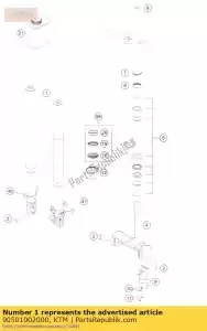 ktm 90501002000 noga widelca r / s kpl. - Dół