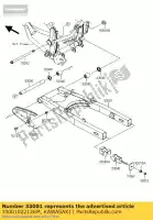 33001022126M, Kawasaki, Braccio-comp-swing, f.m.gray kawasaki d tracker 125 , Nuovo