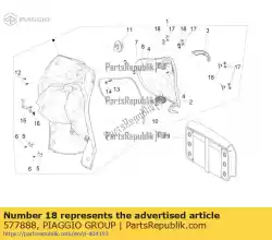 Aquí puede pedir acoplador de Piaggio Group , con el número de pieza 577888: