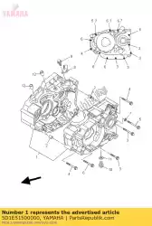 Ici, vous pouvez commander le carter moteur auprès de Yamaha , avec le numéro de pièce 5D1E51500000: