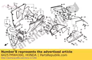 honda 64257MW4300 mat a, l. od strony os?ony - Dół