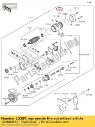 Here you can order the 01 holder from Kawasaki, with part number 132800863: