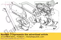 37104KW3841, Honda, caso completo, inferiore honda nx 250 1990 1991 1993, Nuovo