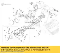 67545600DT, Piaggio Group, Kader vespa vespa zapm80100, zapm80101, zapma7100 zapm80101 zapm808g, zapm80200, zapm8020, zapma7200, zapma78g zapma720 zapmd710 zapmd7200,  946 125 150 946 2013 2014 2015 2016 2017 2018 2019 2020 2021 2022, Nieuw