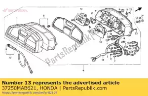 Honda 37250MAB621 tachymètre comp. - La partie au fond