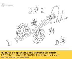 Aprilia AP8133725, Remblokken, OEM: Aprilia AP8133725