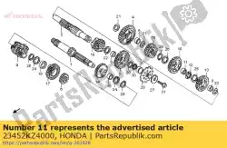 Here you can order the collar, spline, 22x20x5 from Honda, with part number 23452KZ4000: