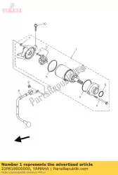 Aqui você pode pedir o conjunto de motor em Yamaha , com o número da peça 23P818900000: