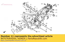Ici, vous pouvez commander le aucune description disponible pour le moment auprès de Honda , avec le numéro de pièce 84707KRHD00: