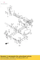 Here you can order the fork,gear no. 3 from Suzuki, with part number 2523127A00: