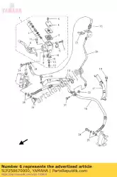 Aquí puede pedir soporte, cilindro maestro de Yamaha , con el número de pieza 5LP258670000:
