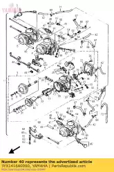 Ici, vous pouvez commander le joint torique auprès de Yamaha , avec le numéro de pièce 3YX1416A0000: