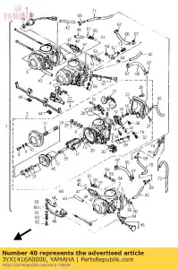 yamaha 3YX1416A0000 joint torique - La partie au fond